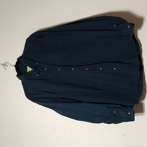 Eddie Bauer Long Sleeve Button Down Shirt Size XL